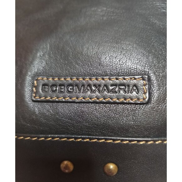 Leather BCBG Max Azria hobo style handbag - Picture 3 of 4